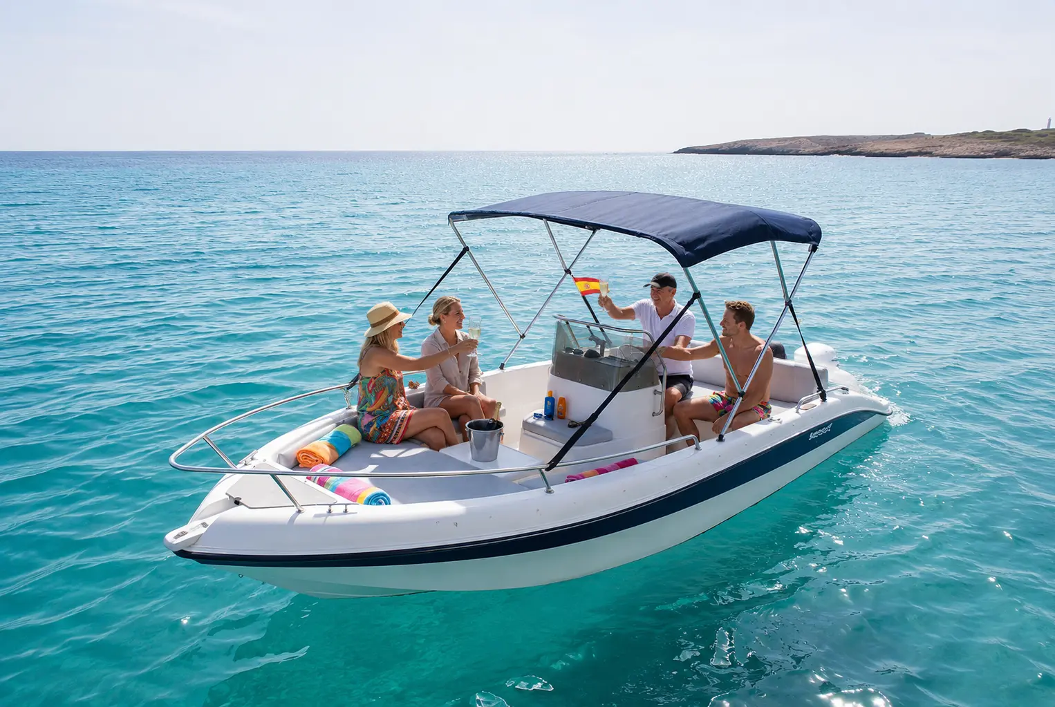 Private boat experience on the Mediterranean
